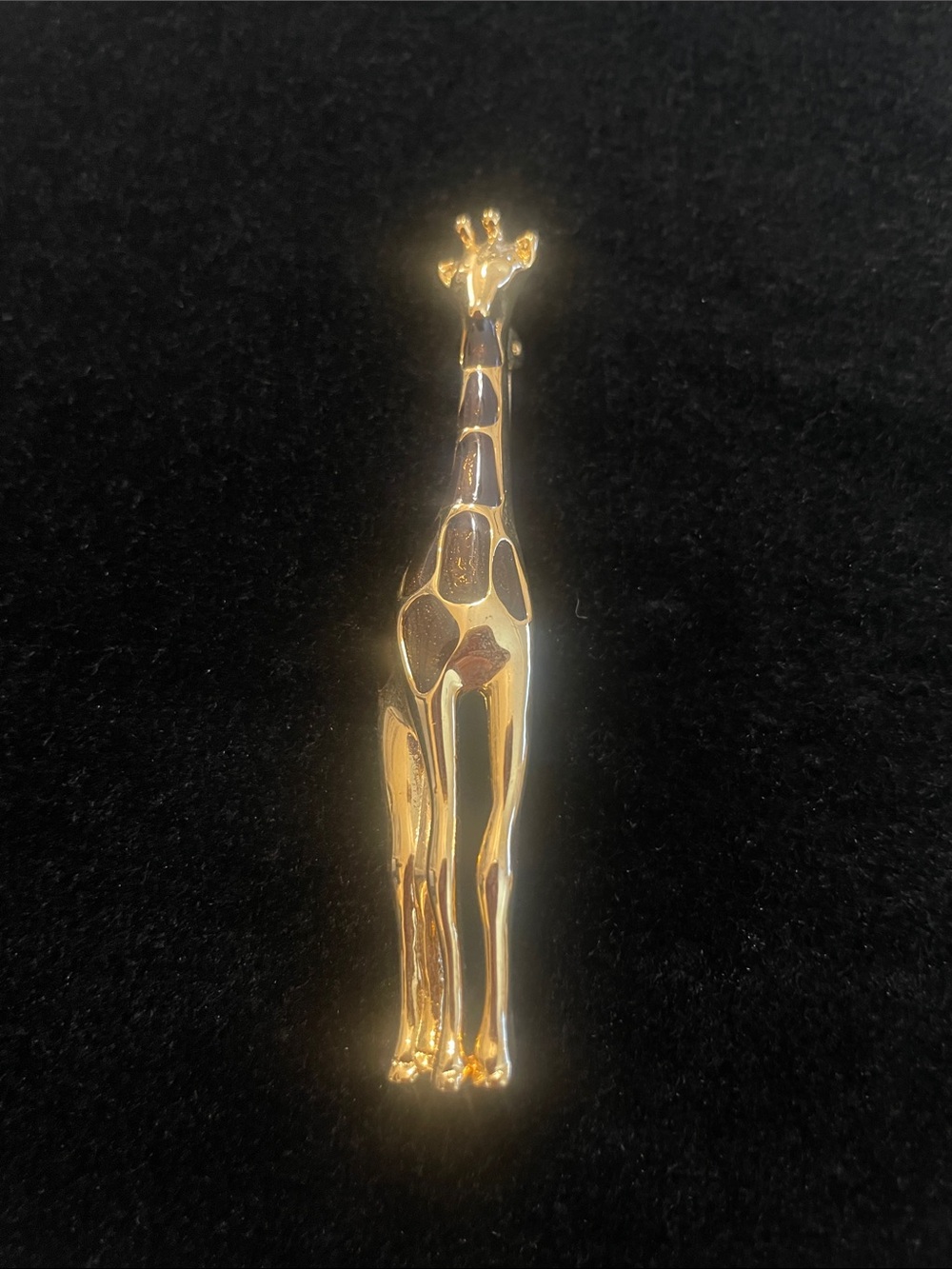 Liz Claiborne Gold Giraffe Brooch Pin Jewelry!